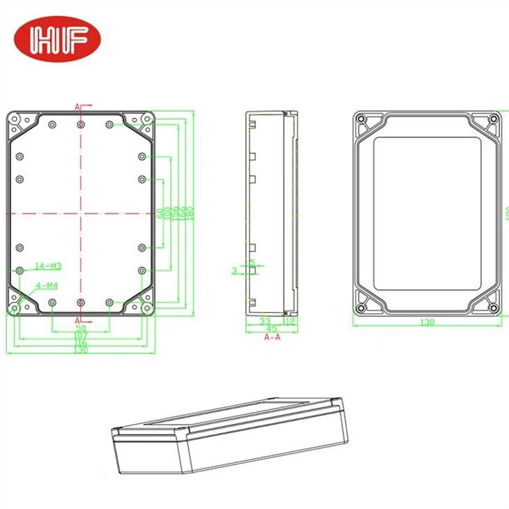 Plastic Junction Box IP65 Waterproof Enclosure